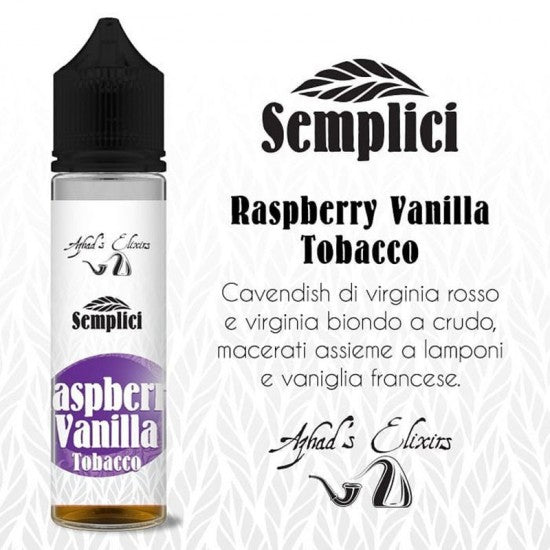 Azhad' s Semplici RASPBERRY VANILLA TOBACCO aroma concentrato 20ML